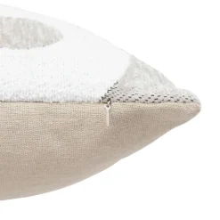 Atmosphera, cru017dateur d'intu017drieur Housse de coussin rectangulaire (30 x 50 cm) Jeni Beige