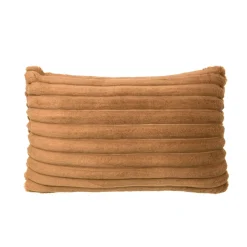 EMINZA Housse de coussin rectangulaire flanelle (30 x 50 cm) Dune Camel Clearance