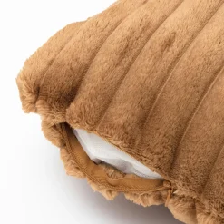 EMINZA Housse de coussin rectangulaire flanelle (30 x 50 cm) Dune Camel Clearance
