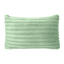 EMINZA Housse de coussin rectangulaire flanelle (30 x 50 cm) Dune Vert sauge Sale
