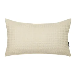 EMINZA Housse de coussin rectangulaire coton nid d'abeille (30 x 50 cm) Maya pampa Beige Outlet