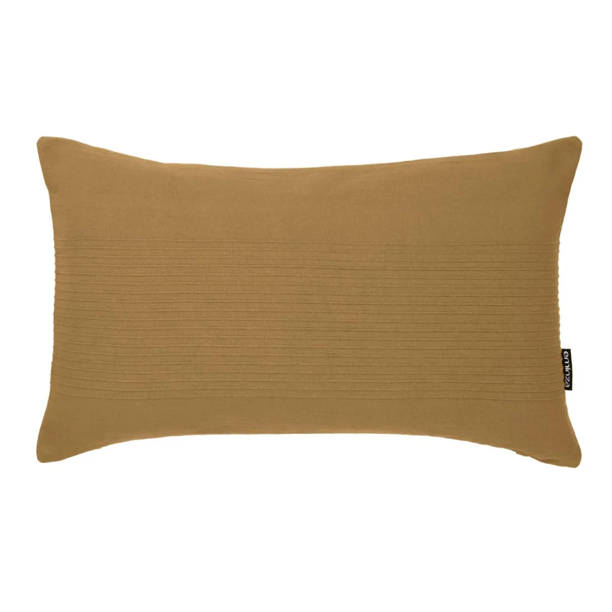 EMINZA Housse de coussin rectangulaire coton tissé (30 x 50 cm) Léa Camel Clearance
