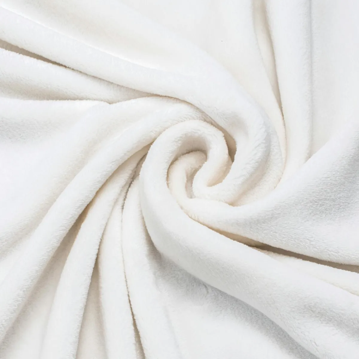 EMINZA Housse de coussin rectangulaire flanelle (40 x 60 cm) Didou Ivoire Best
