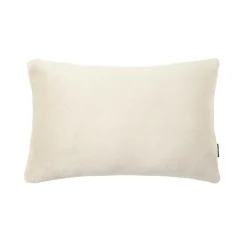 EMINZA Housse de coussin rectangulaire flanelle (40 x 60 cm) Didou grège Beige New