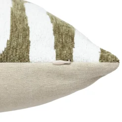 Atmosphera, cru017dateur d'intu017drieur Housse de coussin rectangulaire (30 x 50 cm) Jeni Vert kaki Best