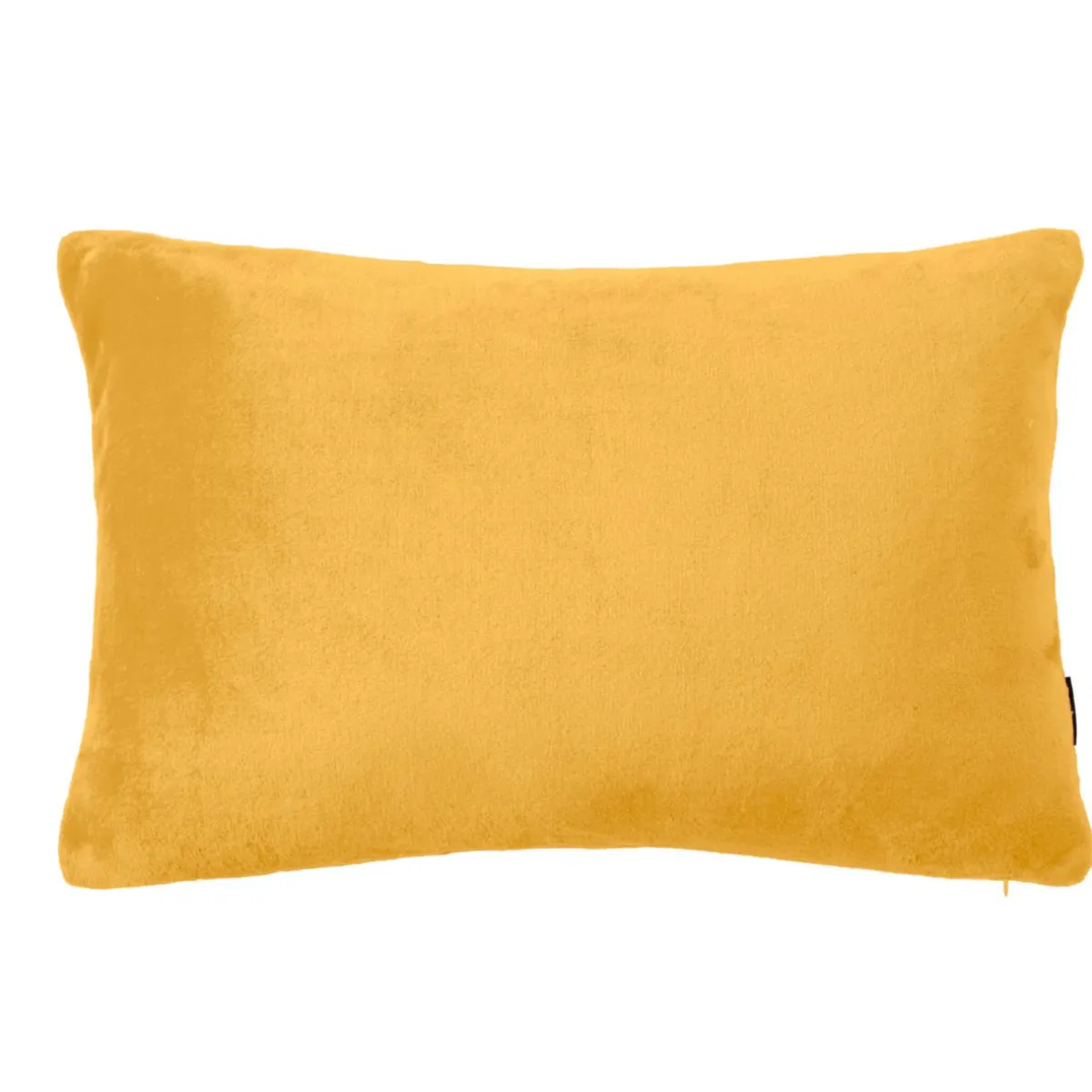 EMINZA Housse de coussin rectangulaire flanelle (40 x 60 cm) Didou Jaune moutarde Hot