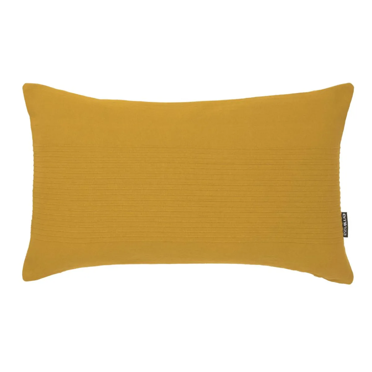 EMINZA Housse de coussin rectangulaire coton tissé (30 x 50 cm) Léa Jaune safran Best
