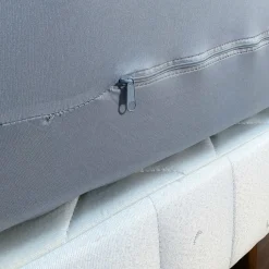 BLEU CALIN Housse de matelas intégrale (140 x 190 cm) Emeline Gris clair Online