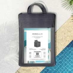 MOBELLIA Housse de protection imperméable pour Fauteuil repas (61 x 68 cm) Elba Gris Anthracite Discount