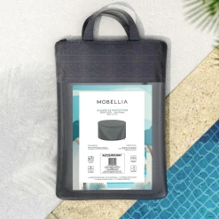 MOBELLIA Housse de protection imperméable pour Table de jardin ronde (D152 cm) Monte Carlo Gris Anthracite Online