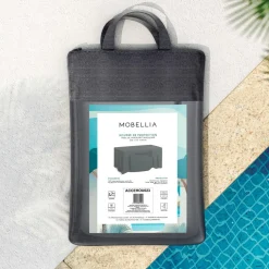 MOBELLIA Housse de protection Imperméable pour Table rectangulaire (225 x 125 cm) Gris Best