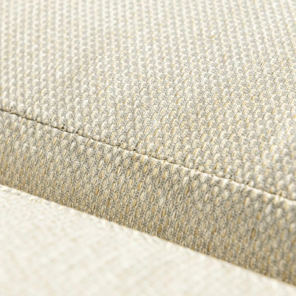 MOBELLIA Housses de coussin de remplacement pour salon de jardin d'angle Elba Beige