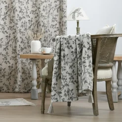 STOF Jeté de canapé coton recyclé (125 x 150 cm) Clarine Ecru Discount
