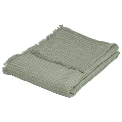 ATMOSPHERA Jeté de lit coton (130 x 180 cm) Widdy céladon Vert Hot