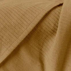 EMINZA Jeté de lit coton tissé (130 x 160 cm) Léa Camel Sale