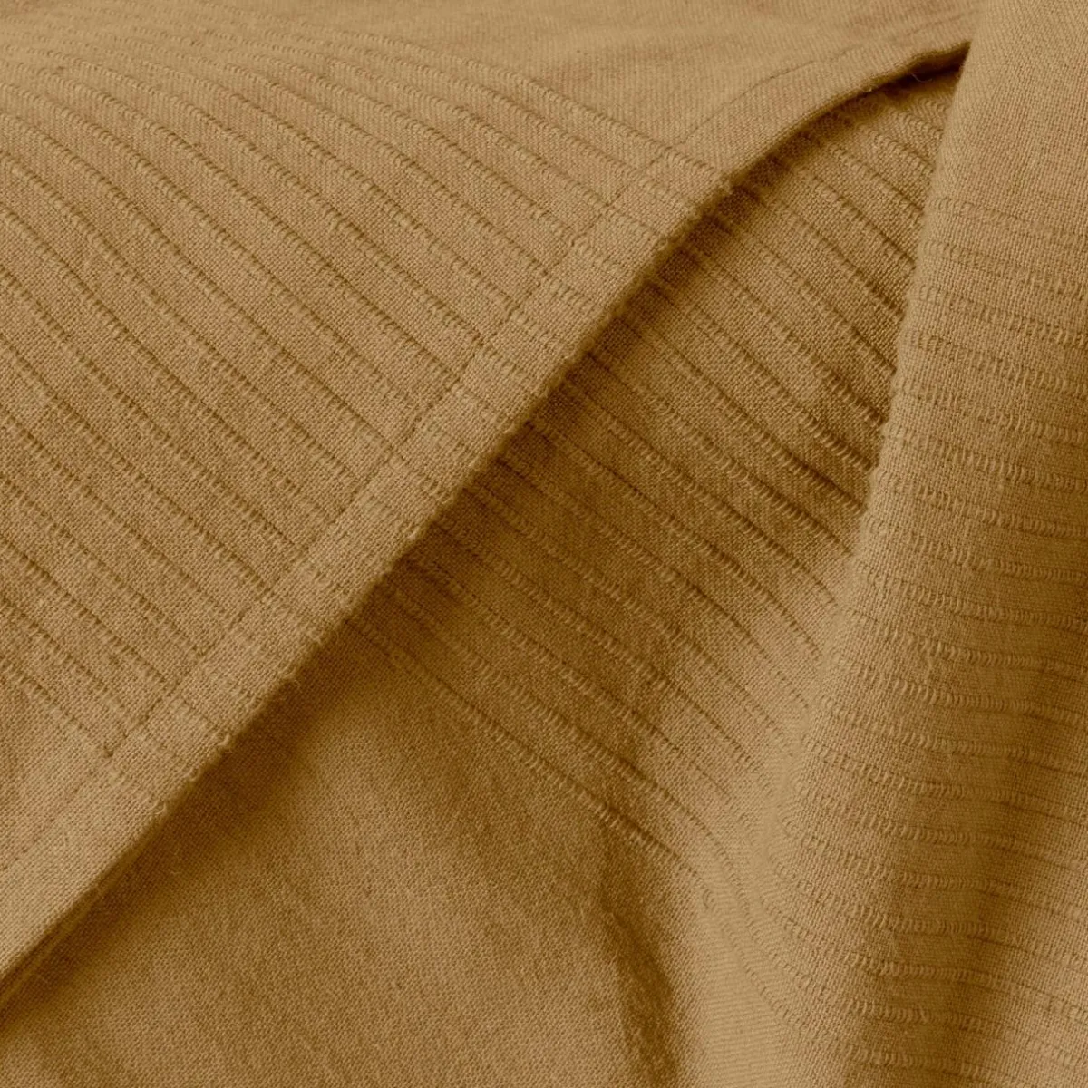 EMINZA Jeté de lit coton tissé (130 x 160 cm) Léa Camel Sale