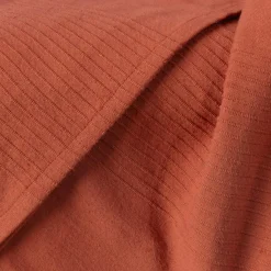 EMINZA Jeté de lit coton tissé (130 x 160 cm) Léa Terracotta Clearance