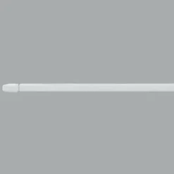 LUANCE Kit de 2 tringles extensibles ovales ( 30 à 40 cm) Blanc New