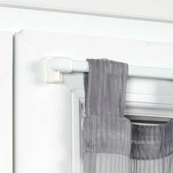 LUANCE Kit de 2 tringles extensibles ovales (60 à 80 cm) Blanc Best