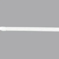 LUANCE Kit de 2 tringles extensibles ovales (40 à 60 cm) Blanc Outlet