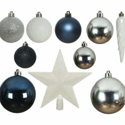 KAEMINGK Kit de décoration de sapin de Noël Novae multi Blanc Sale