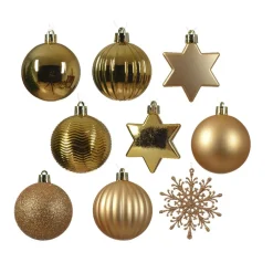 KAEMINGK Kit de décation de Sapin de Noël (40 pcs) Cristal Or Best