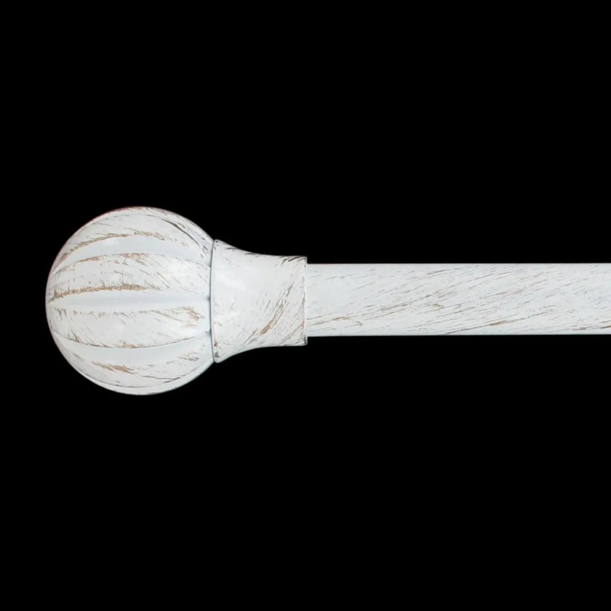 LUANCE Kit de tringle extensible (L120 - L210 cm / D19 mm) Touch of Zen et Or Blanc Hot