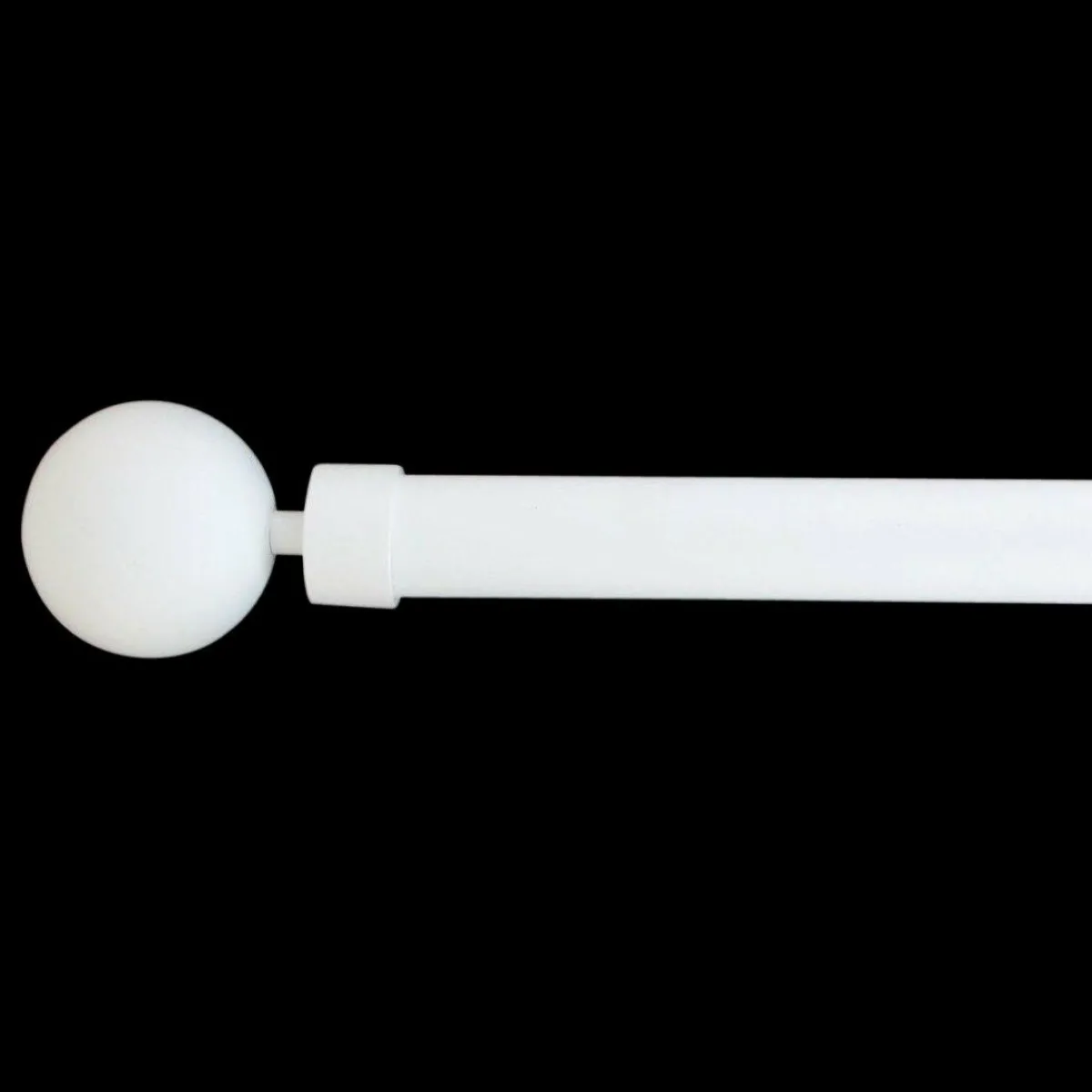 LUANCE Kit de tringle extensible (L210 - L380 cm / D28 mm) Gaïa Blanc Clearance