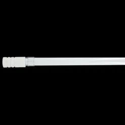 LUANCE Kit de tringle extensible (135 à 225 cm) Cylindre strié Blanc Online