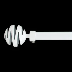 LUANCE Kit de tringle extensible (L120 - L210 cm / D19 mm) Villalouise laqué Blanc Clearance