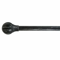 LUANCE Kit de tringle extensible (L210 - L380 cm / D19 mm) Touch of zen Noir Clearance