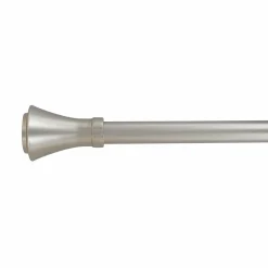 LUANCE Kit de tringle extensible (L120 - L210 cm / D19 mm) Brasserie Argent Discount