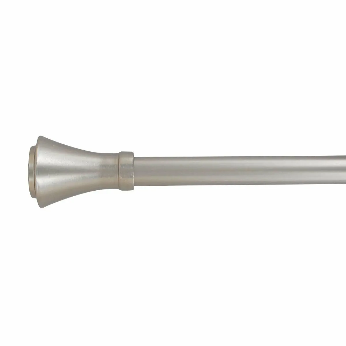 LUANCE Kit de tringle extensible (L120 - L210 cm / D19 mm) Brasserie Argent Discount
