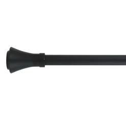 LUANCE Kit de tringle extensible (L120 - L210 cm / D19 mm) Brasserie mat Noir Best
