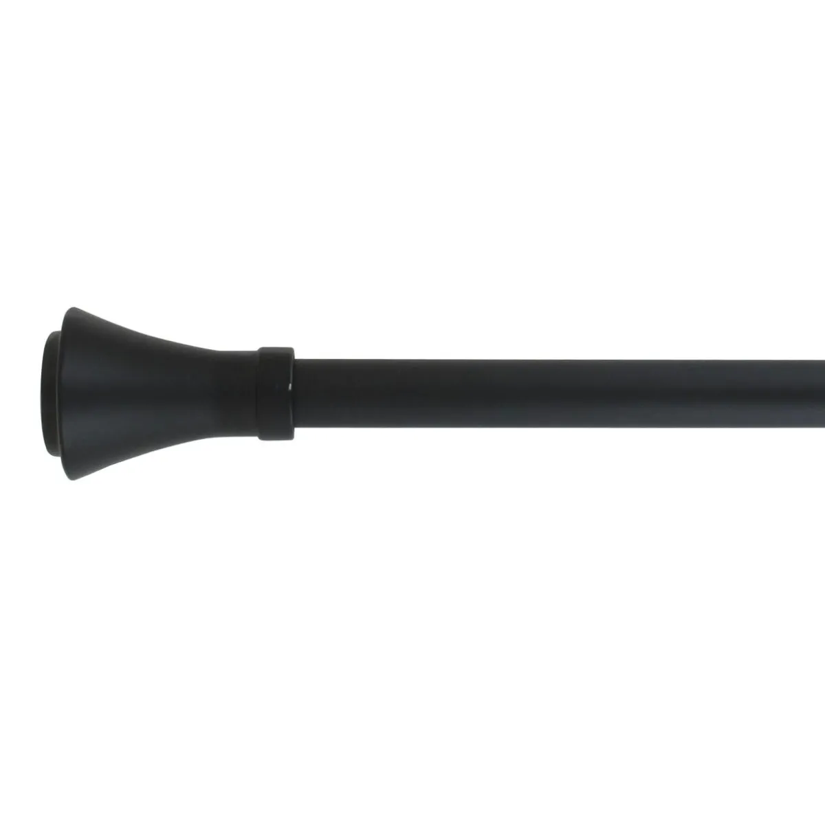 LUANCE Kit de tringle extensible (L120 - L210 cm / D19 mm) Brasserie mat Noir Best