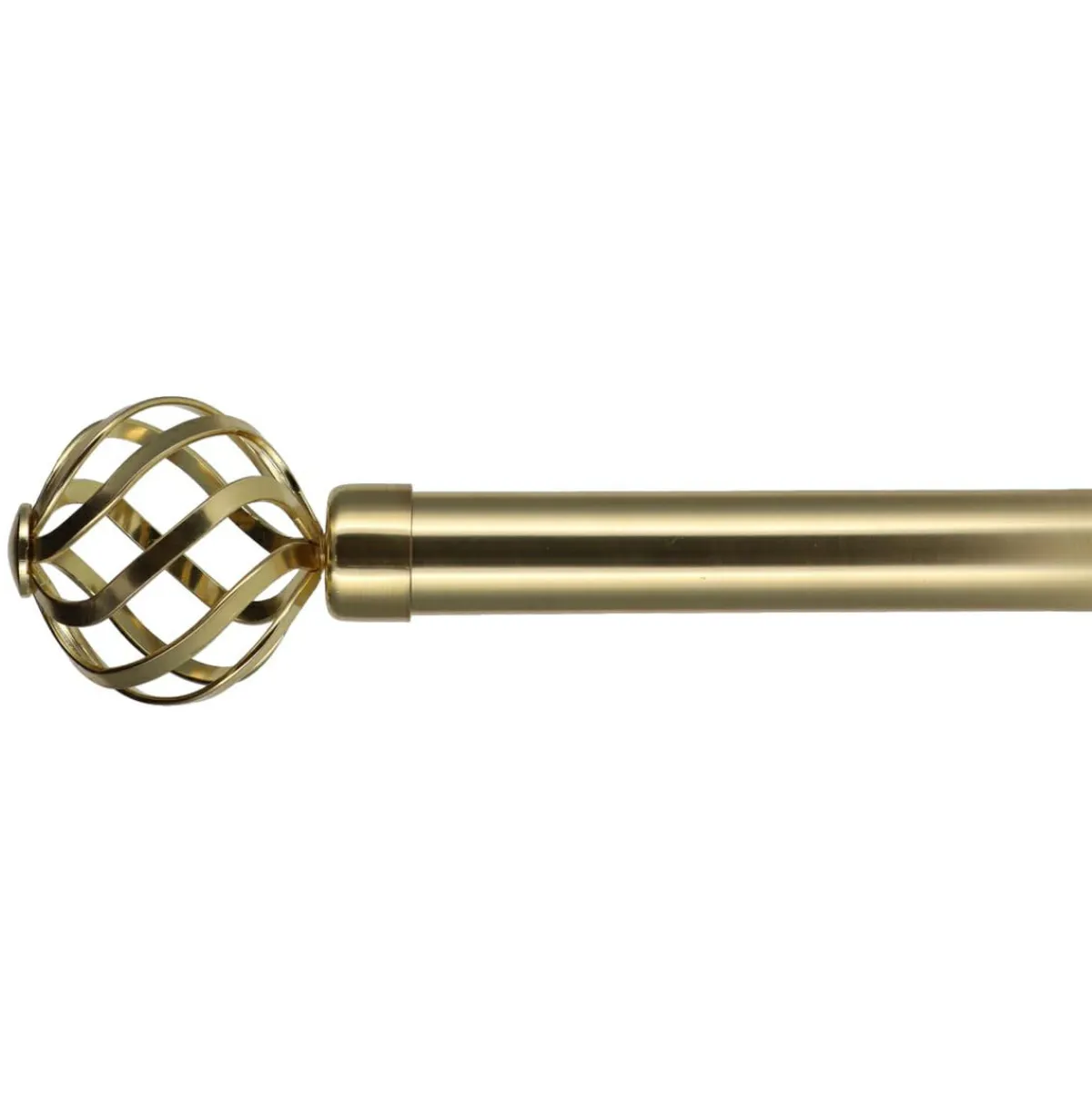 LUANCE Kit de tringle rideau extensible (L210 - L380 cm / D28 mm) Flence Or Sale