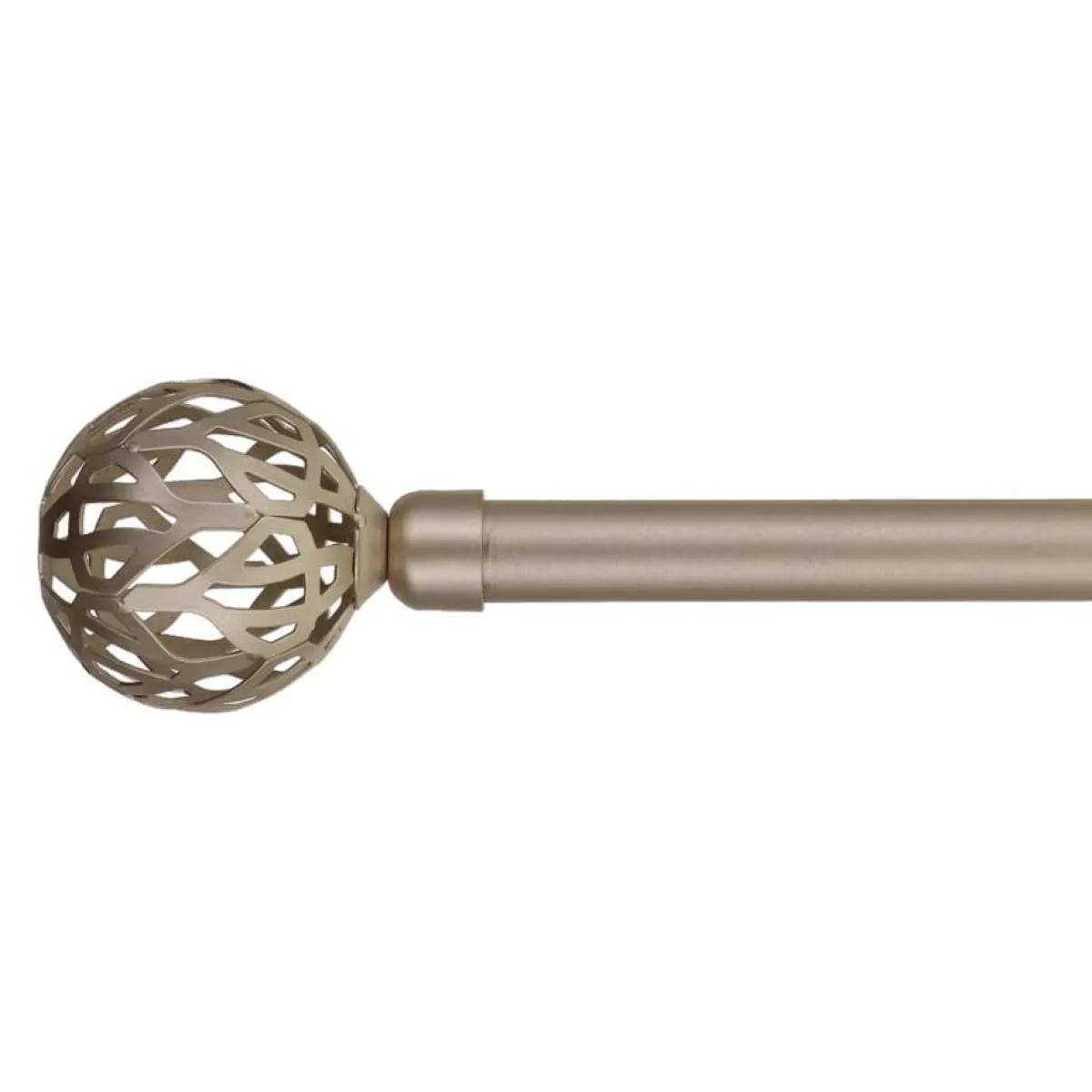 LUANCE Kit de tringle rideau extensible (L210 - L380 cm / D19 mm) Vintage mat Or Online