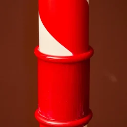 KAEMINGK Lampadaire de Noël illuminé et animé 33 LED (H180 cm) Neige tombante Rouge Online