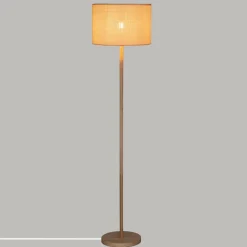 ATMOSPHERA Lampadaire en bois (H150 cm) Della Beige Clearance