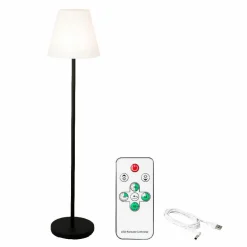 #N/A Lampadaire extérieur sans fil rechargeable USB LED (H150 cm) Brooklyn Noir Online