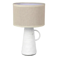 OSTARIA Lampe à poser amphore (H28,5 cm) Abisko he Blanc Online