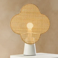 OSTARIA Lampe à poser bambou (H36 cm) Faustine Beige Sale