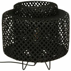 ATMOSPHERA Lampe à poser bambou (H27 cm) Liby Noir Hot