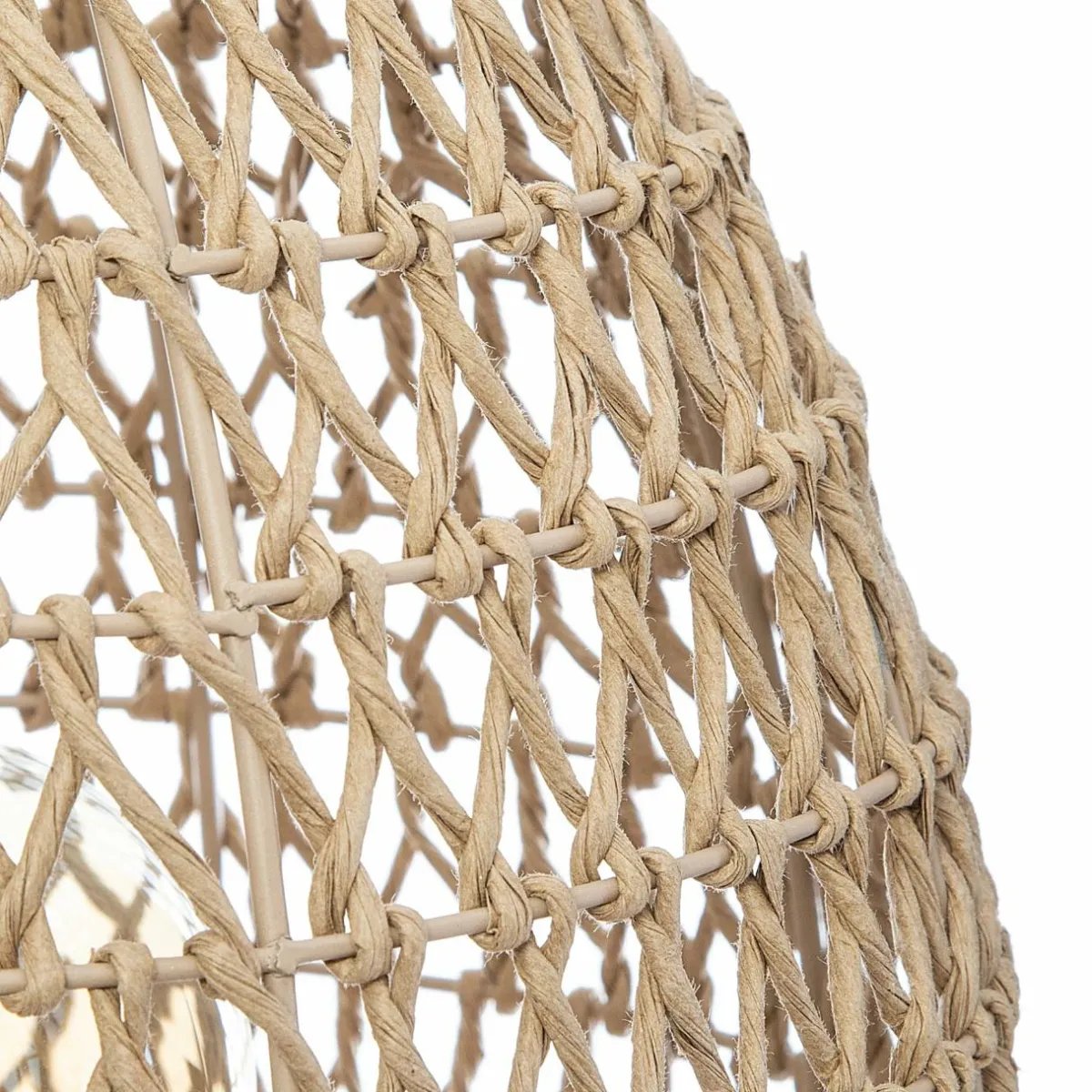ATMOSPHERA Lampe à poser bois et papier (H35,5 cm) Etel Naturel Online