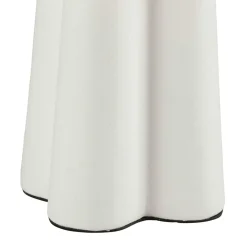 OSTARIA Lampe à poser céramique et coton (H45 cm) Cezanne he Blanc Best