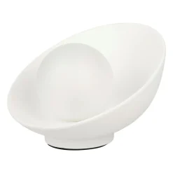 OSTARIA Lampe à poser céramique (H17 cm) Nacre he Blanc Best