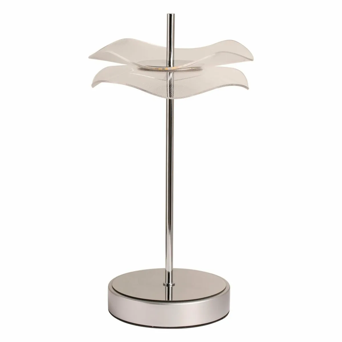 OSTARIA Lampe à poser design LED (H20 cm) Stellar Argent Discount