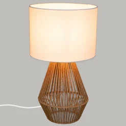 ATMOSPHERA Lampe à poser en cordes (H40 cm) Lila le Naturel Best