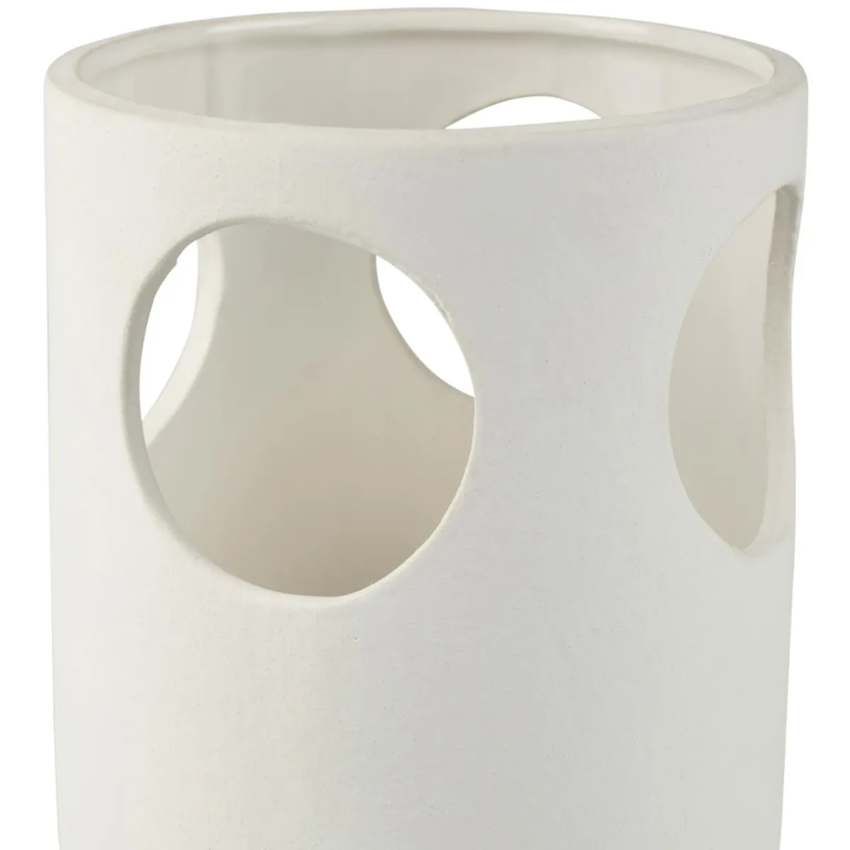 OSTARIA Lampe à poser en Céramique (H27 cm) Nova he Blanc Outlet