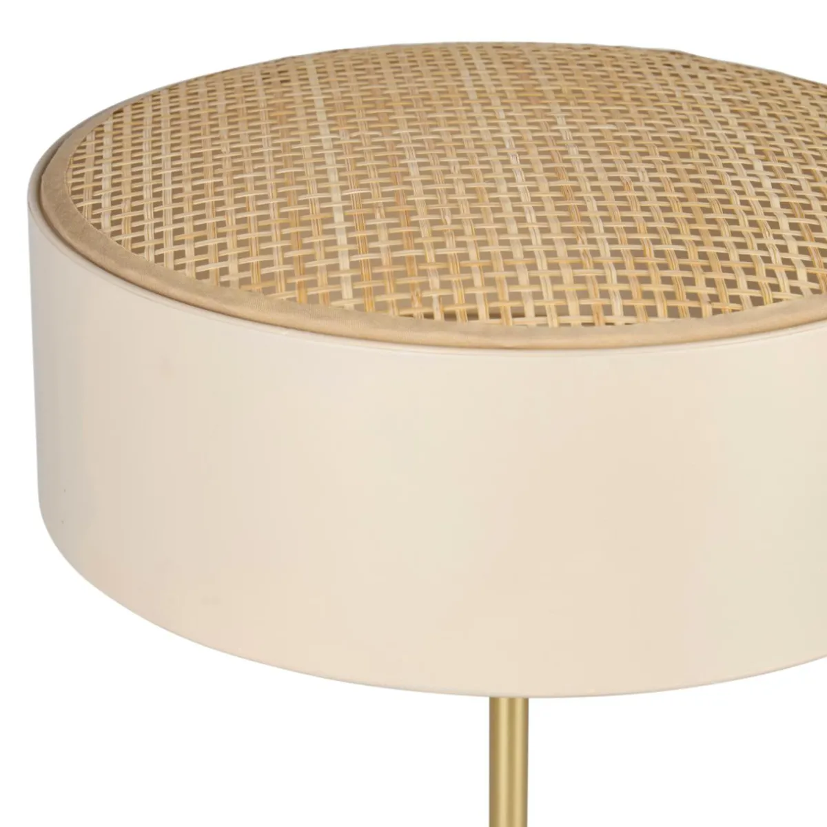 OSTARIA Lampe à poser en Métal et Bambou (H33.5 cm) Ambre Beige Online